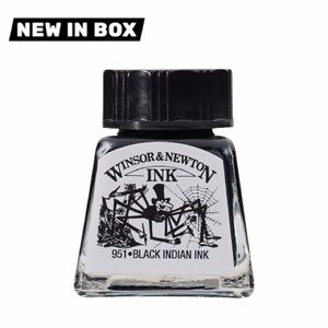 🖤 Winsor & Newton Black Drawing Ink – 14ml